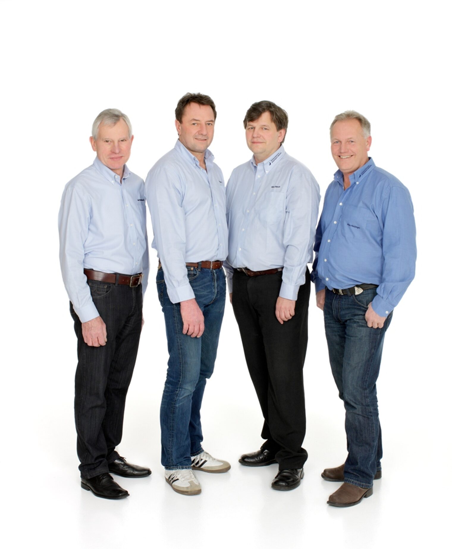 Folgende Ausbilder sind für Sie zuständig (von links): Josef Rembeck, Franz Stöckl, Max Resch und Alois Heizinger.