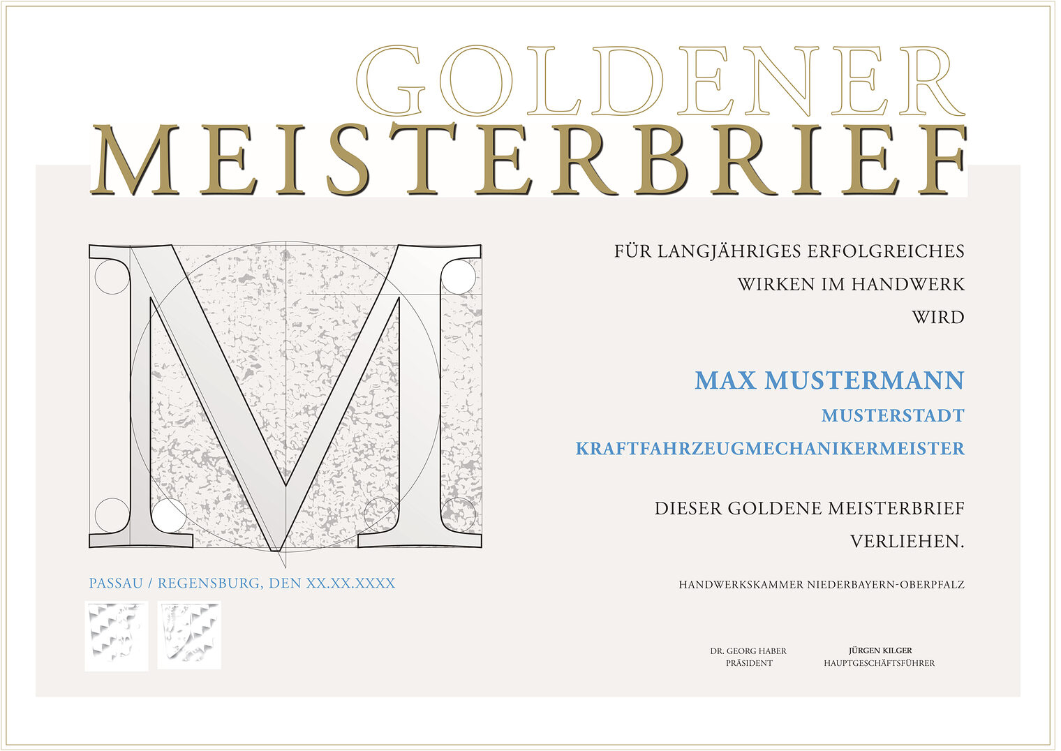 Goldener Meisterbrief