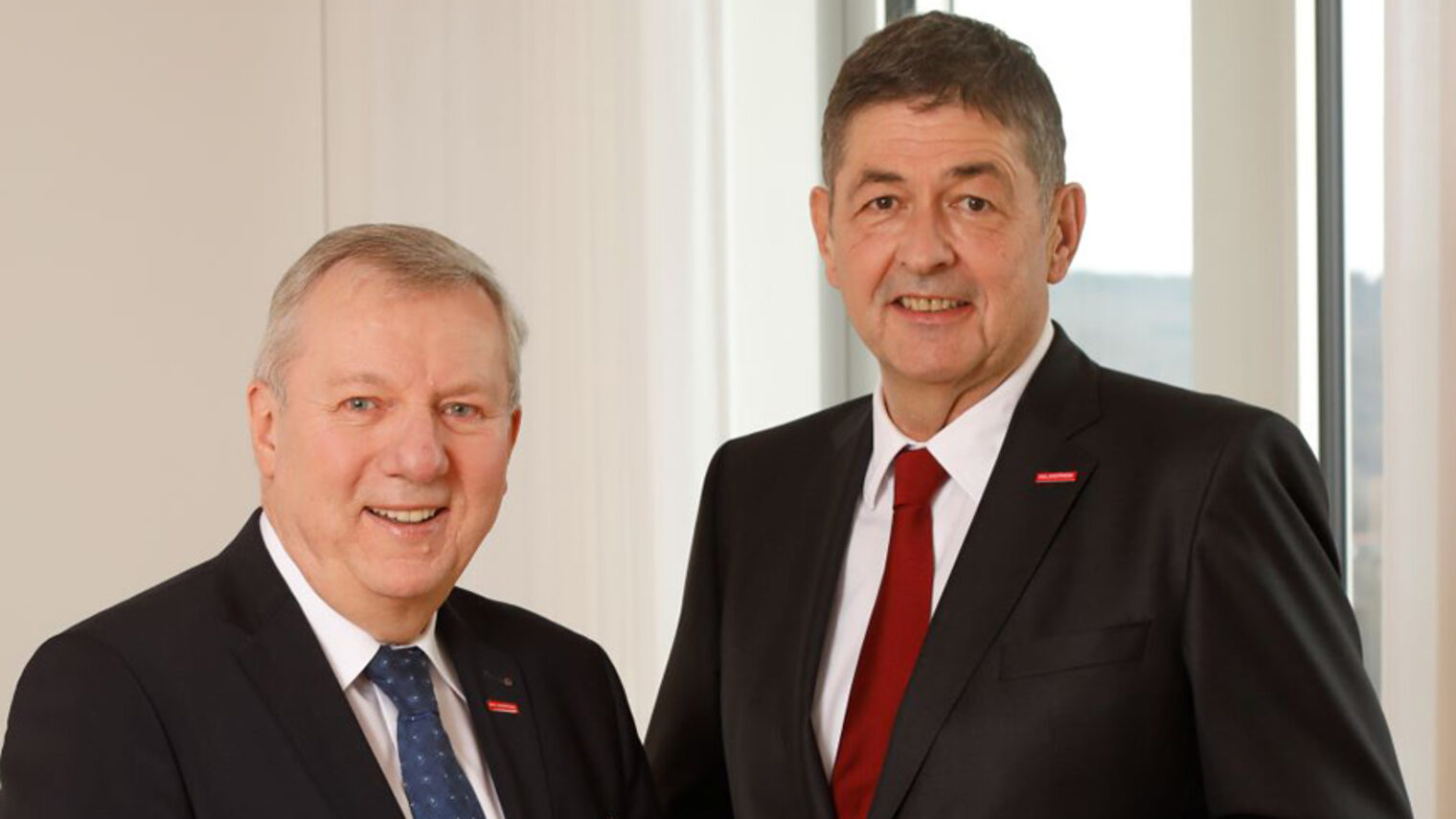 Präsident Dr. Georg Haber und Hauptgeschäftsführer Jürgen Kilger (li.), fordern ein umfassendes Wirtschaftsprogramm für das Handwerk.