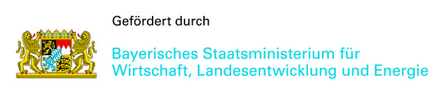 Förderlogo StMWi - Bayerisches Staatsministerium für Wirtschaft, Landesentwicklung und Energie