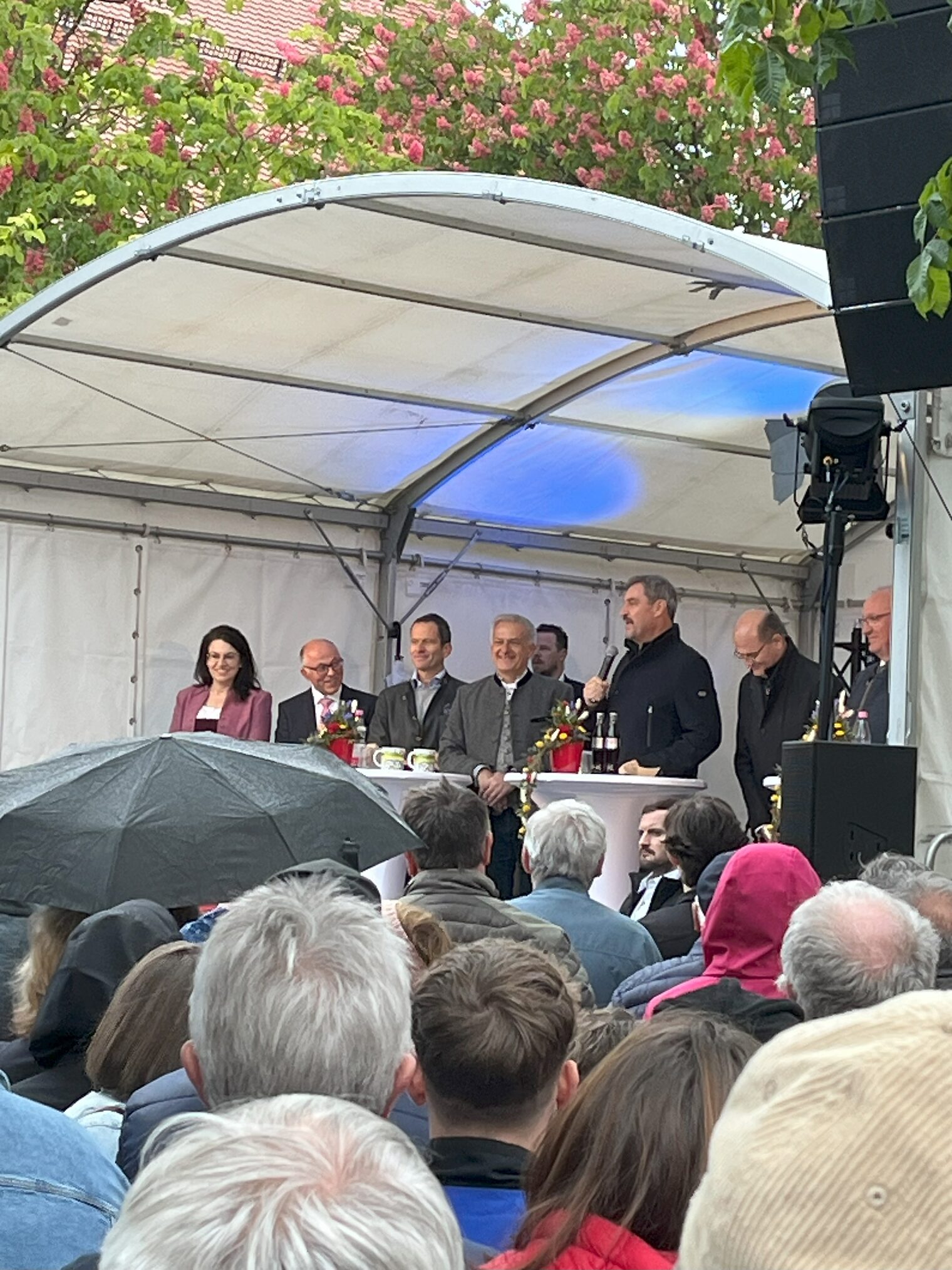 Ministerpräsident Dr. Markus Söder lobte in seiner Rede die Rolle der Region als Zukunftsstandort.