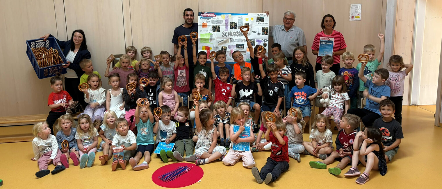 Die Kinder des Kinderhauses Möning freuten sich riesig über ihr Brezen-Frühstück. 