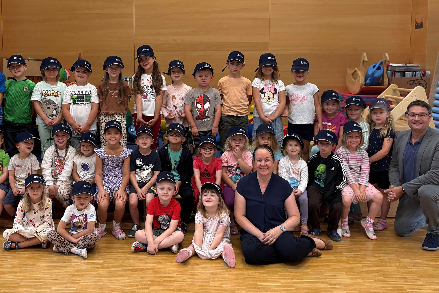 Die Kinder des Kinderhauses an der Donau in Kelheim freuten sich über den Besuch und das Brezn-Frühstück. 