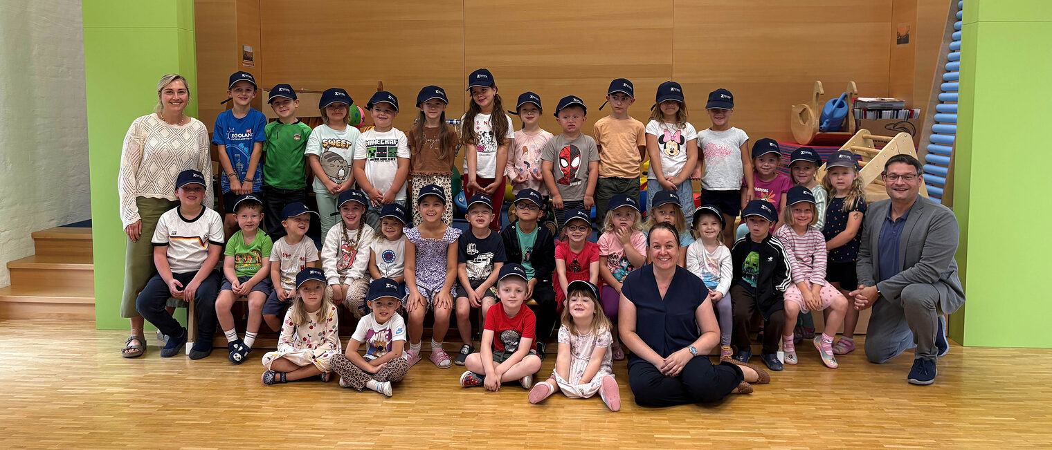 Die Kinder des Kinderhauses an der Donau in Kelheim freuten sich über den Besuch und das Brezn-Frühstück. 