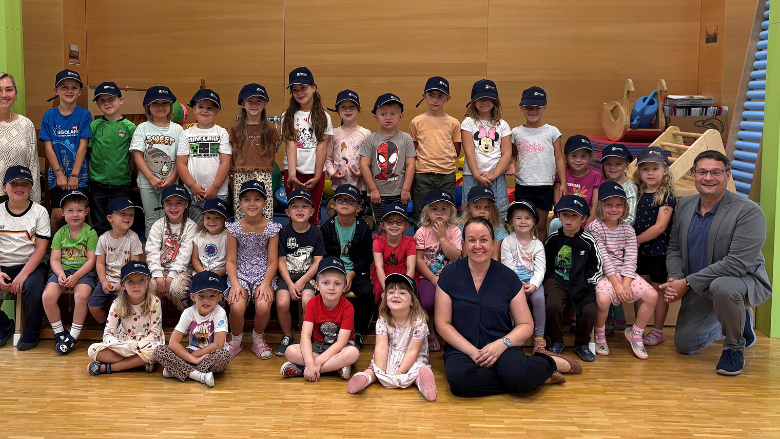 Die Kinder des Kinderhauses an der Donau in Kelheim freuten sich über den Besuch und das Brezn-Frühstück. 